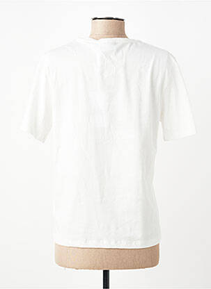 T-shirt col rond manches courtes blanc VILA femme