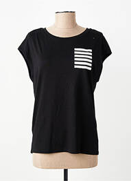 T-shirt noir STREET ONE femme