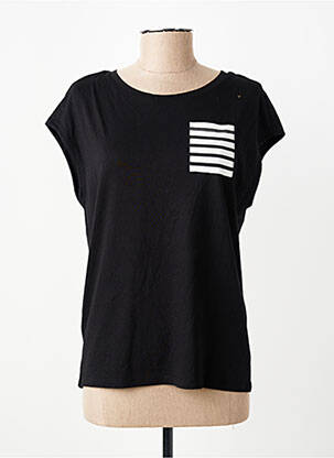 T-shirt noir STREET ONE femme