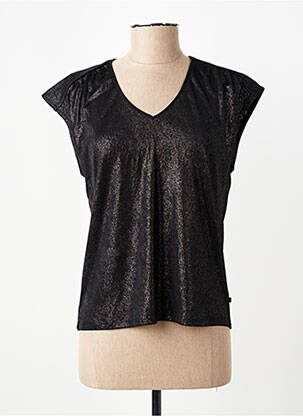 T-shirt noir LE TEMPS DES CERISES femme