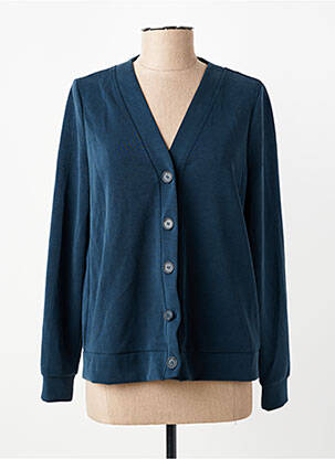 Gilet manches longues bleu STREET ONE femme