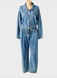 Combi-pantalon bleu MANGO femme