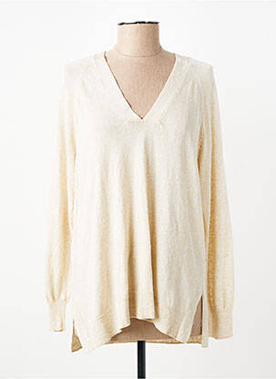 Pull beige MANGO femme