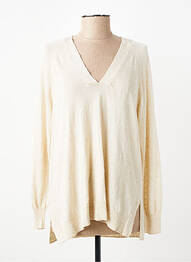 Pull beige MANGO femme