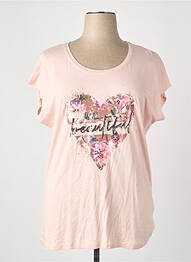 T-shirt rose ZABAIONE femme