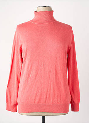 Pull col roulé rose TOM TAILOR femme