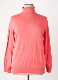 Pull col roulé rose TOM TAILOR femme