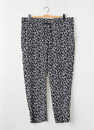 Pantalon 7/8 noir STREET ONE femme