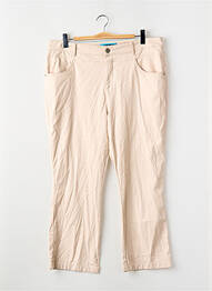 Pantalon 7/8 beige STREET ONE femme