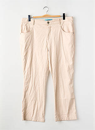 Pantalon 7/8 beige STREET ONE femme