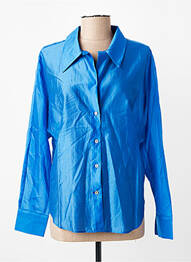 Chemisier bleu MANGO femme