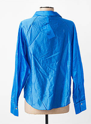 Chemisier bleu MANGO femme