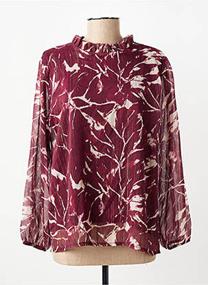 Chemisier rouge ZABAIONE femme