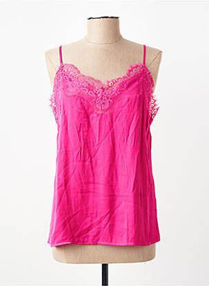 Débardeur coupe droite sans manche rose VILA femme