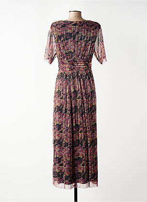 Robe courte violet LE TEMPS DES CERISES femme