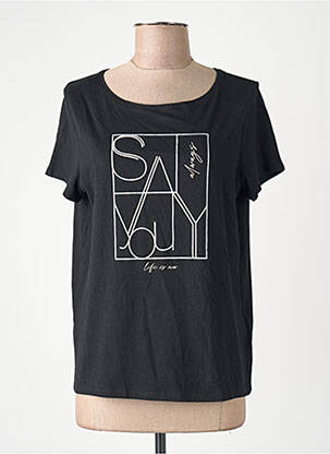 T-shirt noir STREET ONE femme