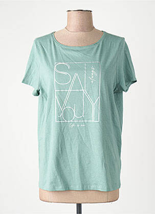 T-shirt vert STREET ONE femme