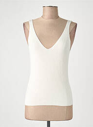 Débardeur beige MANGO femme
