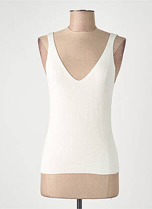 Débardeur beige MANGO femme