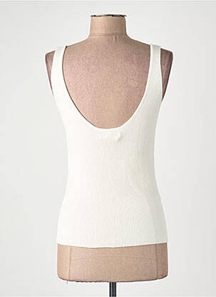 Débardeur beige MANGO femme