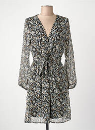 Robe longue manches 3/4 marron ONLY femme