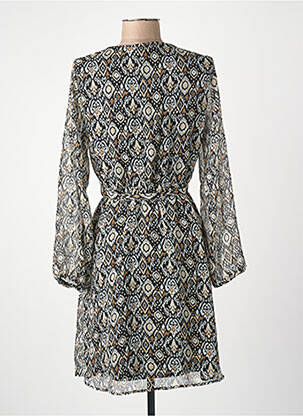 Robe longue manches 3/4 marron ONLY femme