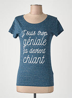 T-shirt gris MONSIEUR TSHIRT femme