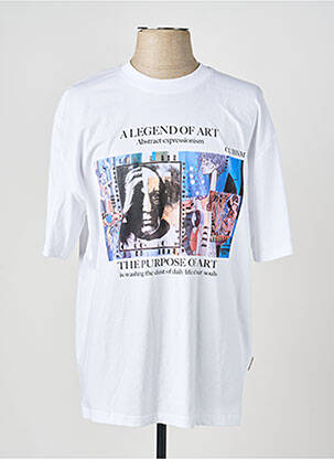 T-shirt blanc REDEFINED REBEL homme