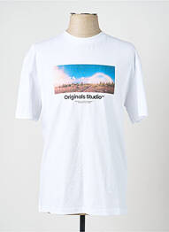 T-shirt blanc JACK & JONES homme