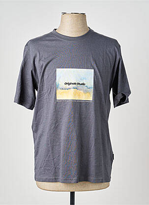 T-shirt gris JACK & JONES homme