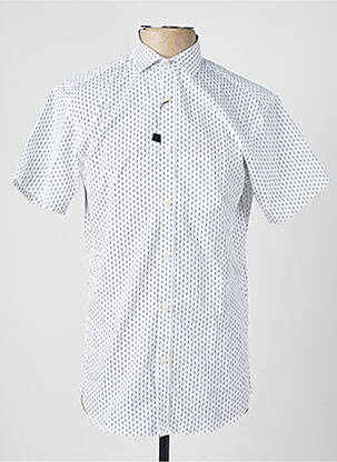 Chemise manches courtes blanc JACK & JONES homme