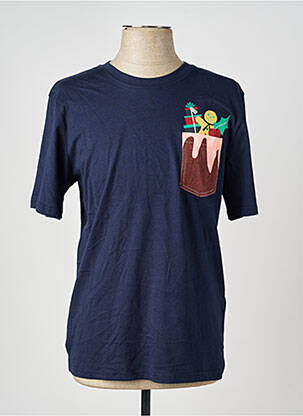 T-shirt bleu JACK & JONES homme