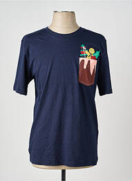 T-shirt bleu JACK & JONES homme