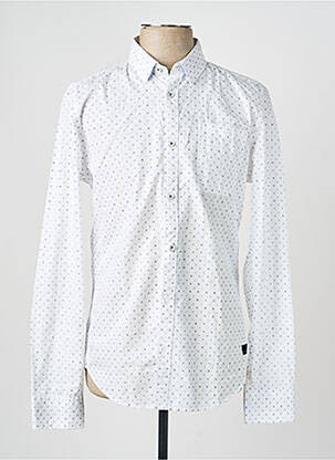 Chemise manches longues blanc GARCIA homme