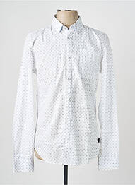 Chemise manches longues blanc GARCIA homme