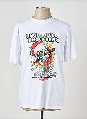 T-shirt blanc JACK & JONES homme