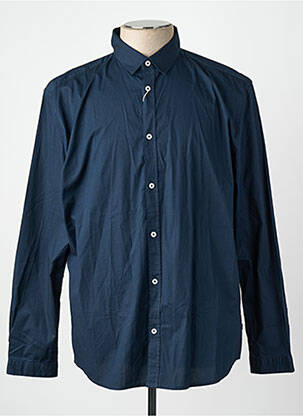 Chemise manches longues manches longues bleu TOM TAILOR homme