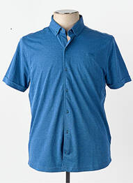 Chemise manches courtes bleu DELAHAYE homme