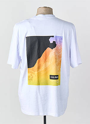 T-shirt col rond blanc JACK & JONES homme