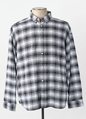 Chemise manches longues noir JACK & JONES homme