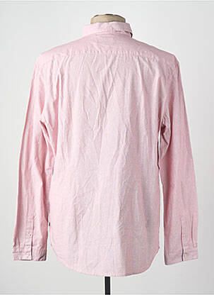 Chemise manches longues rouge TOM TAILOR homme
