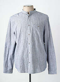 Chemise manches longues manches longues bleu TOM TAILOR homme