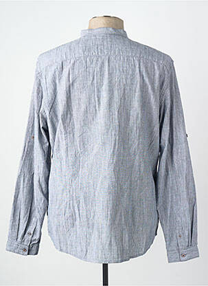 Chemise manches longues manches longues bleu TOM TAILOR homme