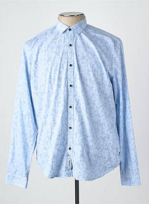 Chemise manches longues bleu GARCIA homme