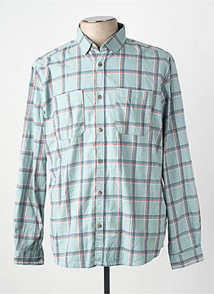 Chemise manches longues vert TOM TAILOR homme