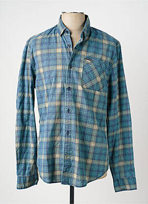 Chemise manches longues vert GARCIA homme