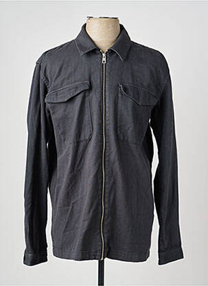 Chemise manches longues gris TOM TAILOR homme