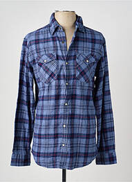 Chemise manches longues bleu JACK & JONES homme