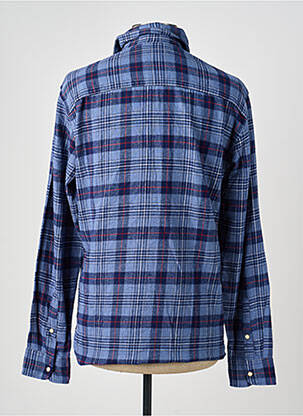 Chemise manches longues bleu JACK & JONES homme