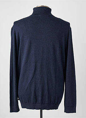 Pull col roulé manches longues manches longues bleu TOM TAILOR homme